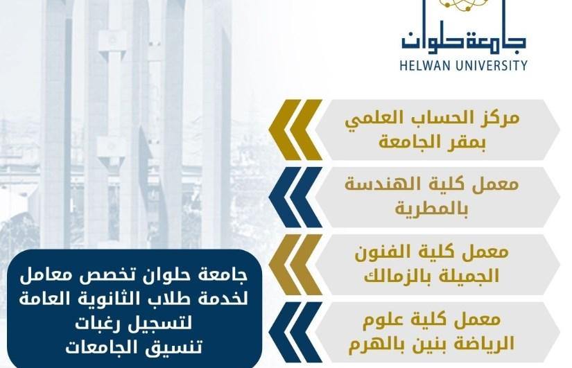 خطوات هامة لإتمام تسجيل الرغبات عبر معامل التنسيق بجامعة حلوان