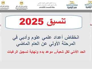 رسميًا انطلاق تنسيق المرحلة الأولى 2025 وأهم الخطوات التي يجب اتباعها