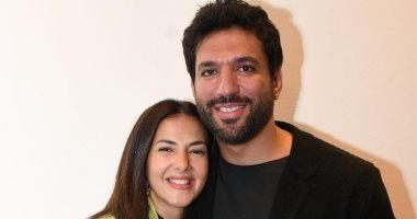 تألق حسن الرداد وكريم عفيفي في تعزيز أجواء الحفاوة والدعم للفنانة