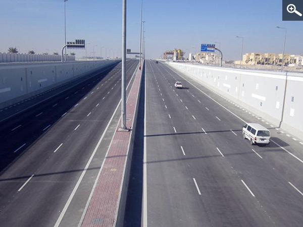 عودة الانسيابية على الطريق الدائري بعد إزالة آثار الحادث