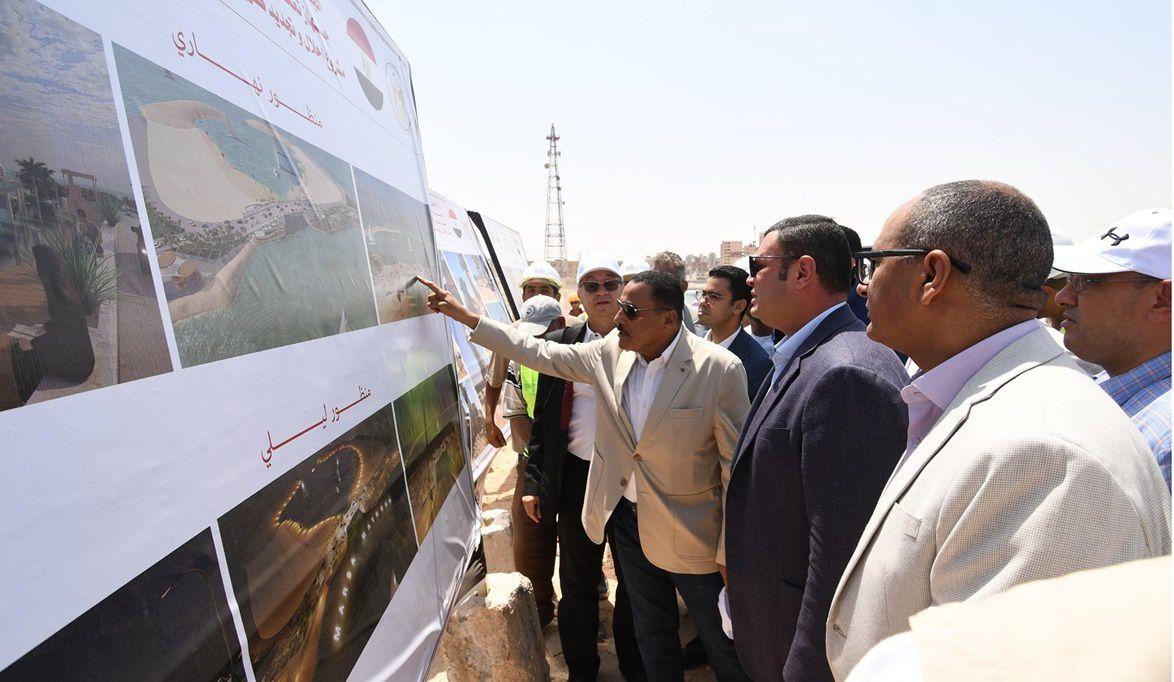 وزير الإسكان ومحافظ مطروح يتفقدان سير العمل في مشروع إحلال وتجديد كوبري روميل