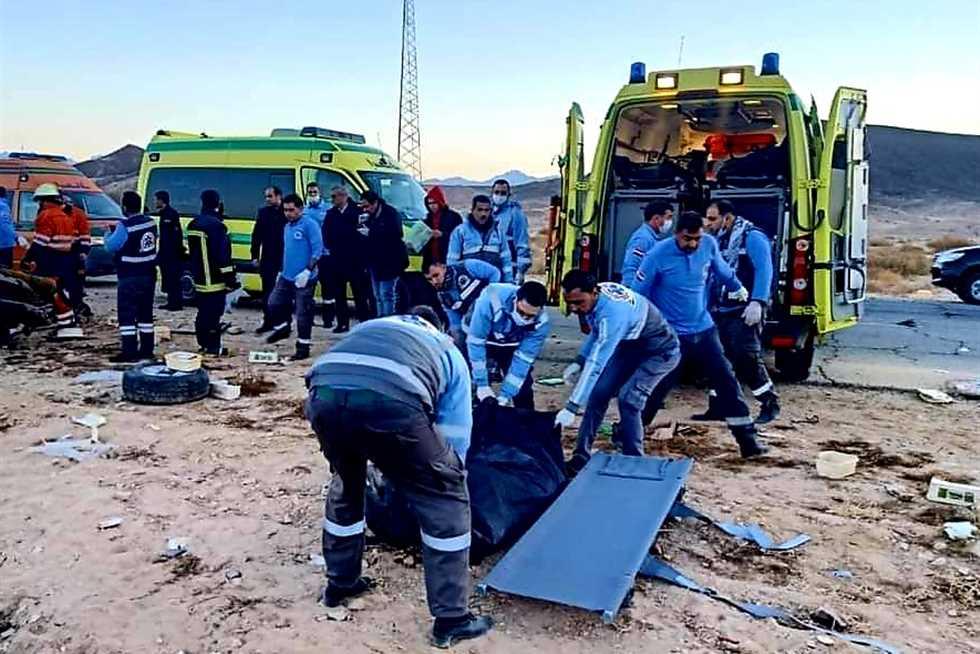 توصيات للحد من حوادث الطرق في سيناء وتحسين استجابة الطوارئ