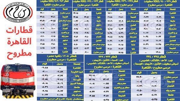 مواعيد انطلاق قطارات القاهرة إلى مطروح اليوم الجمعة تفاصيل جداول الرحلات وأوقات الوصول نصائح مهمة لحجز التذاكر وضمان رحلة مريحة أفضل الخيارات للركاب في مواسم الذروة وأوقات الذروة