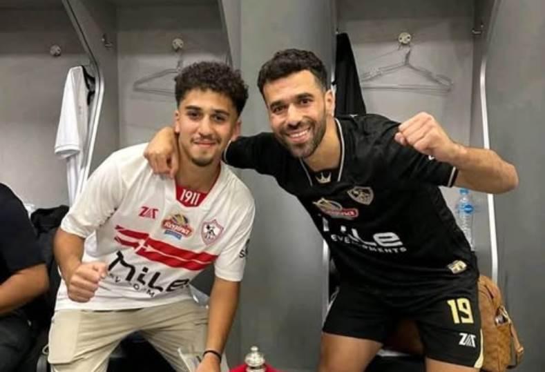 نجل عبد الله السعيد يخطو أولى خطواته في الزمالك