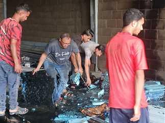 أسباب اندلاع حريق مخلفات المصنع بالمنطقة الاستثمارية في بنها