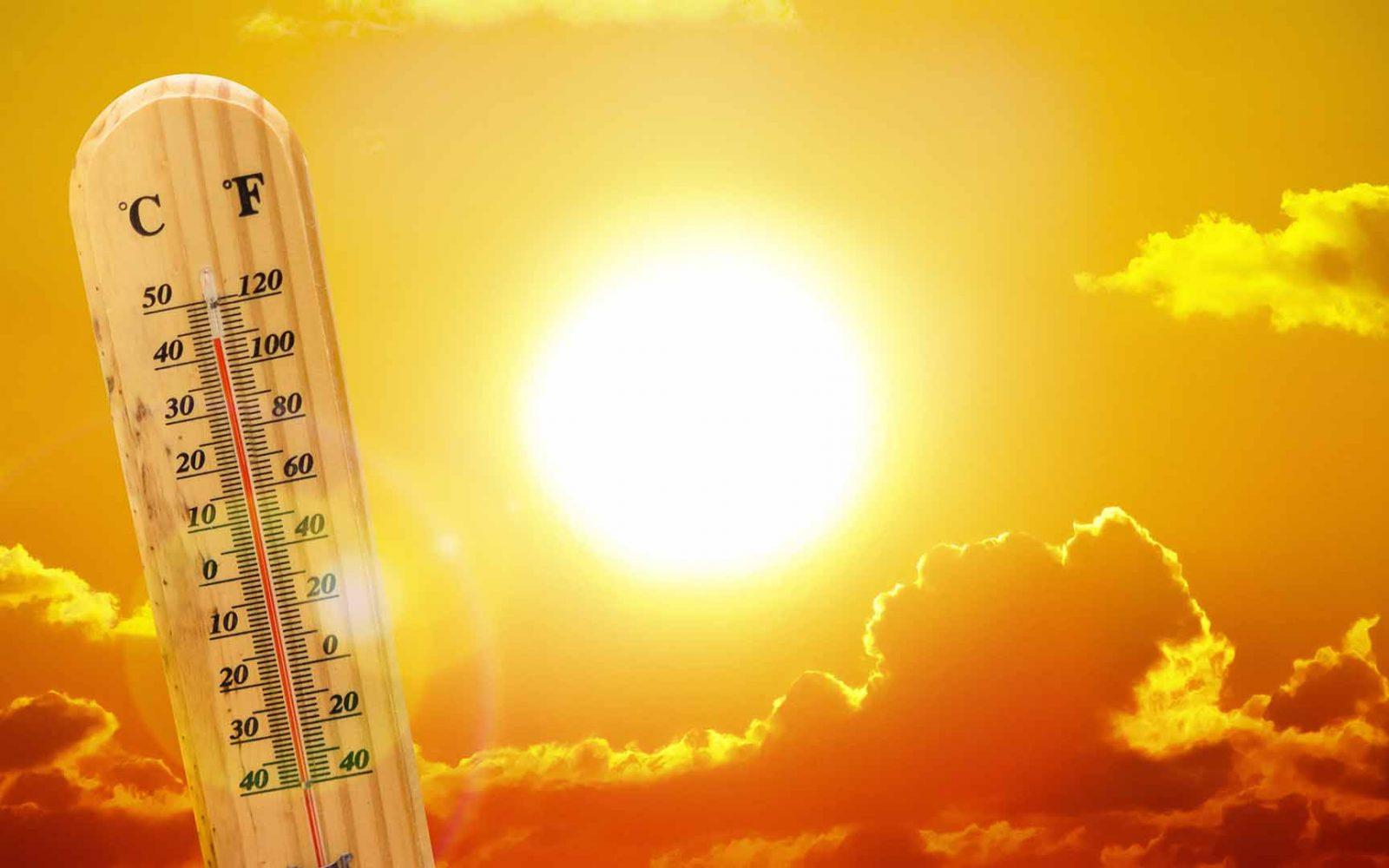 درجات الحرارة ترتفع إلى 44 درجة مئوية