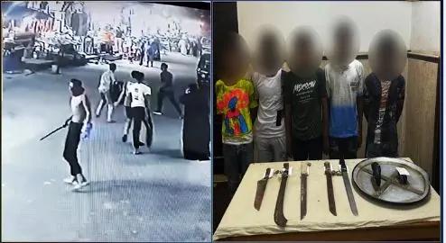ملابسات فيديو التلويح بالأسلحة البيضاء في الإسكندرية وتفاصيل الواقعة