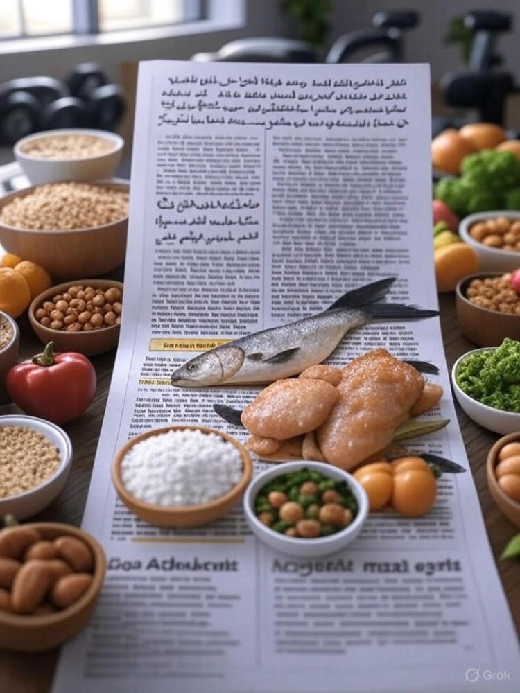 وجبات غذائية متوازنة لتعزيز الأداء الرياضي