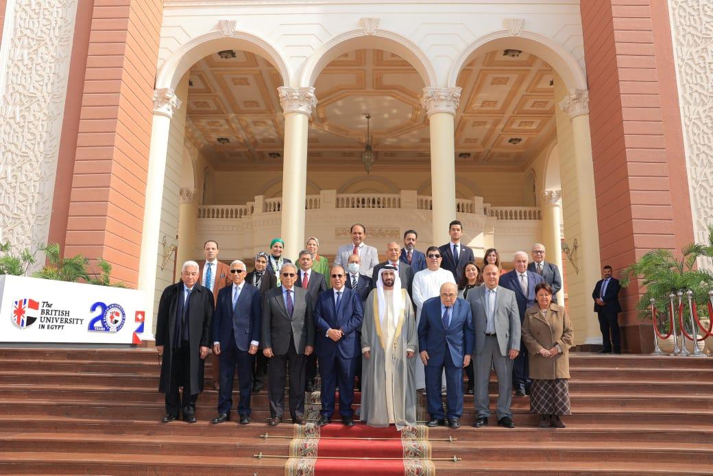 استقبال رسمي يعكس تعزيز التعاون الأكاديمي بين الجامعة البريطانية ومنظمة التنمية العربية
