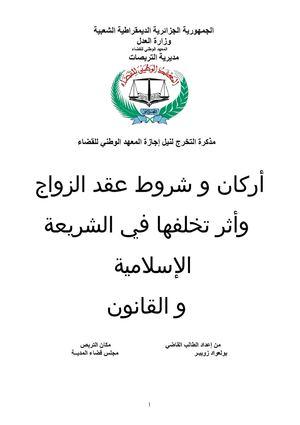 أهمية تحقق الأركان الشرعية في صحة الزواج
