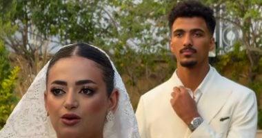 زوجة حسام عبدالمجيد تكشف كواليس حفل الزفاف بألبوم صور مميز