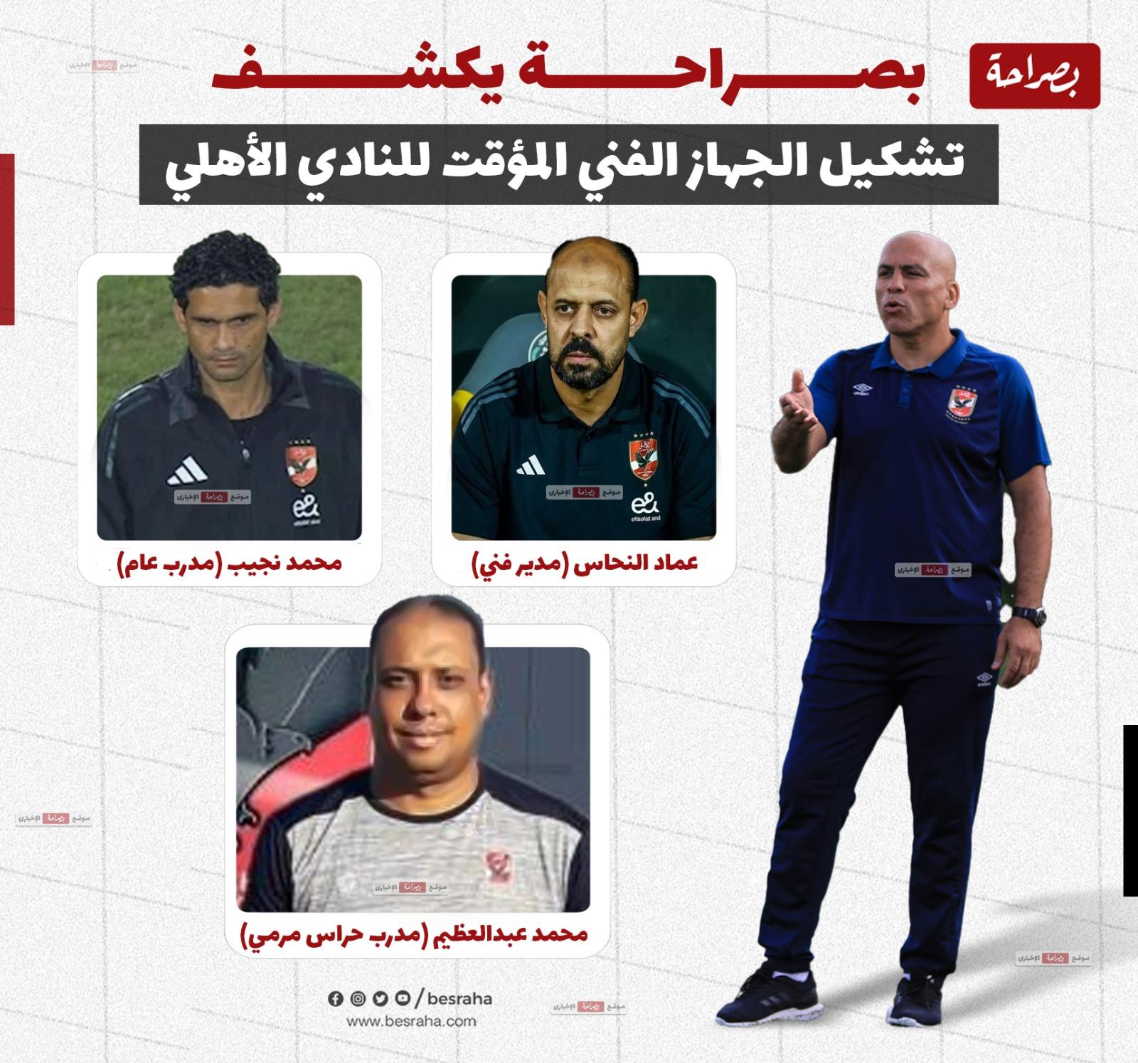 الأسباب التي دفعت الأهلي لاختيار مدير فني مؤقت