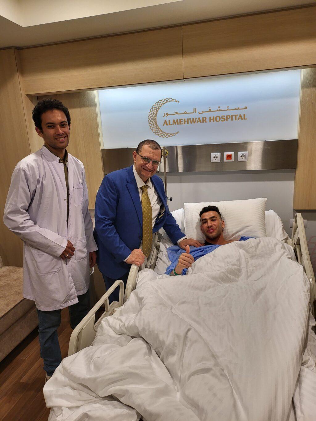 تحليل الحالة الصحية للاعب بعد العملية الجراحية ومدى جاهزيته للمشاركة
