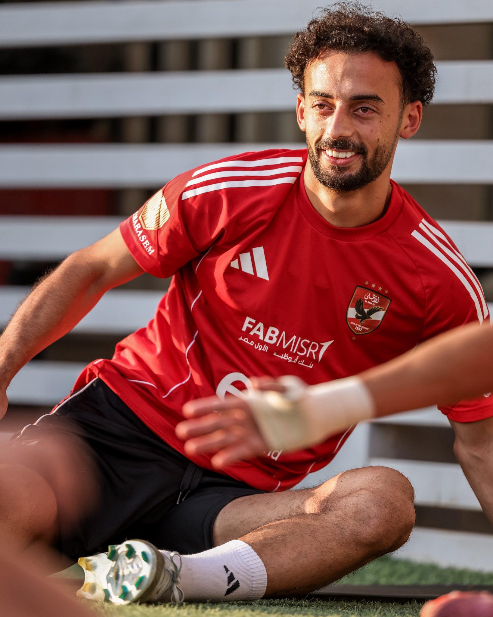 رد فعل أحمد عبدالقادر بعد اقتراب العودة لتدريبات الأهلي